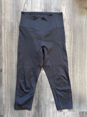 girlfriend collective Black High-Rise cropped Leggings